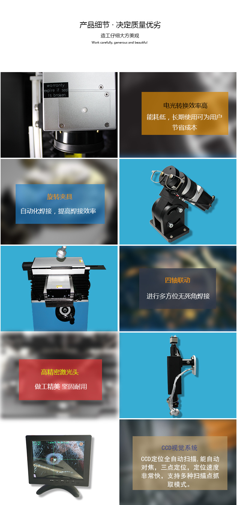 激光焊接機產品細節(jié)介紹
